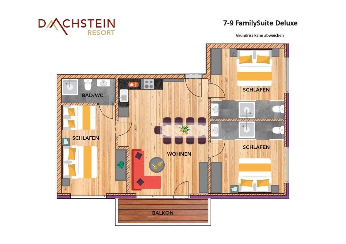 Apart- Und Wellnesshotel Dachsteinresort Русбах ам Пас Гшют Екстериор снимка
