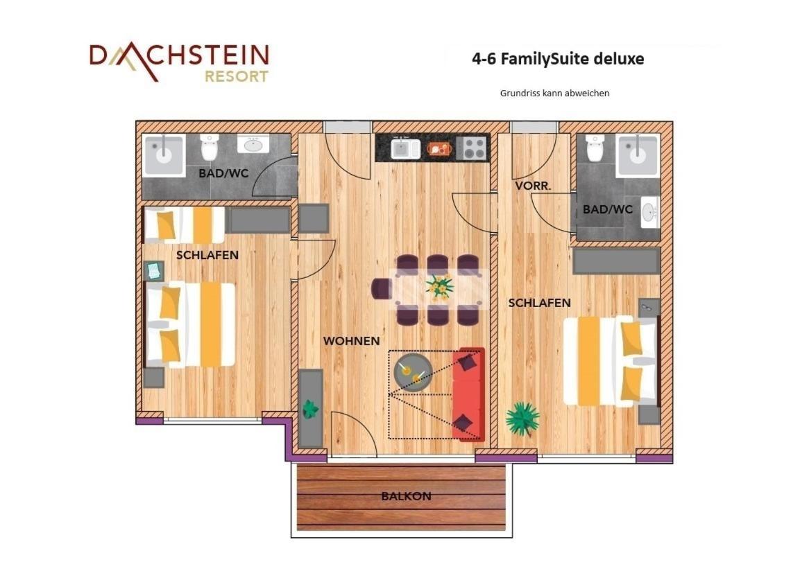 Apart- Und Wellnesshotel Dachsteinresort Русбах ам Пас Гшют Екстериор снимка