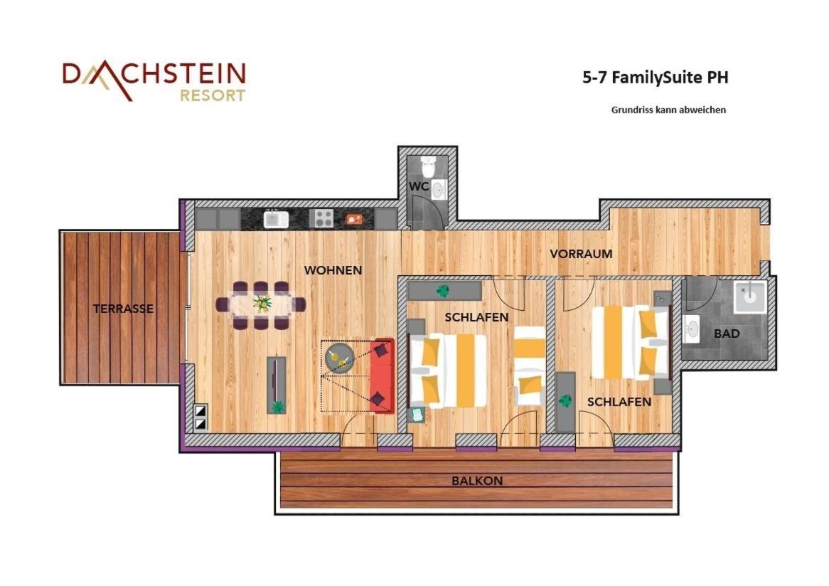 Apart- Und Wellnesshotel Dachsteinresort Русбах ам Пас Гшют Екстериор снимка